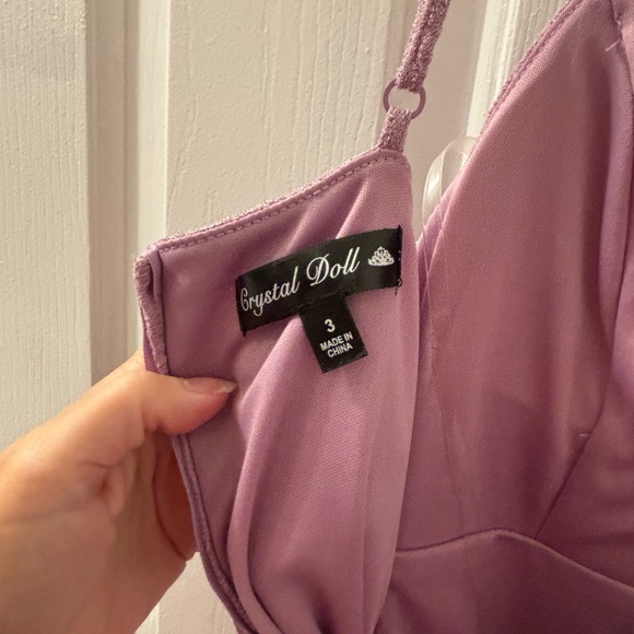 Dress size 3 light purple worn once - Picture 2 of 3